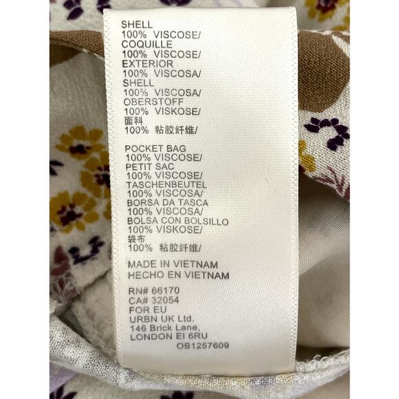 Free People Can't Take My Eyes Off Of You Floral Flare Pant Tea Combo XS Boho - Picture 11 of 11